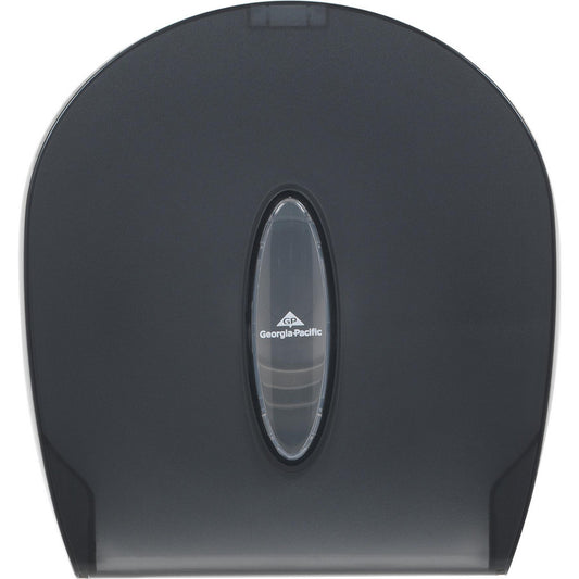 Georgia Pacific 59009 1-Roll Jumbo Jr. High-Capacity Toilet Paper Dispenser, Smoke