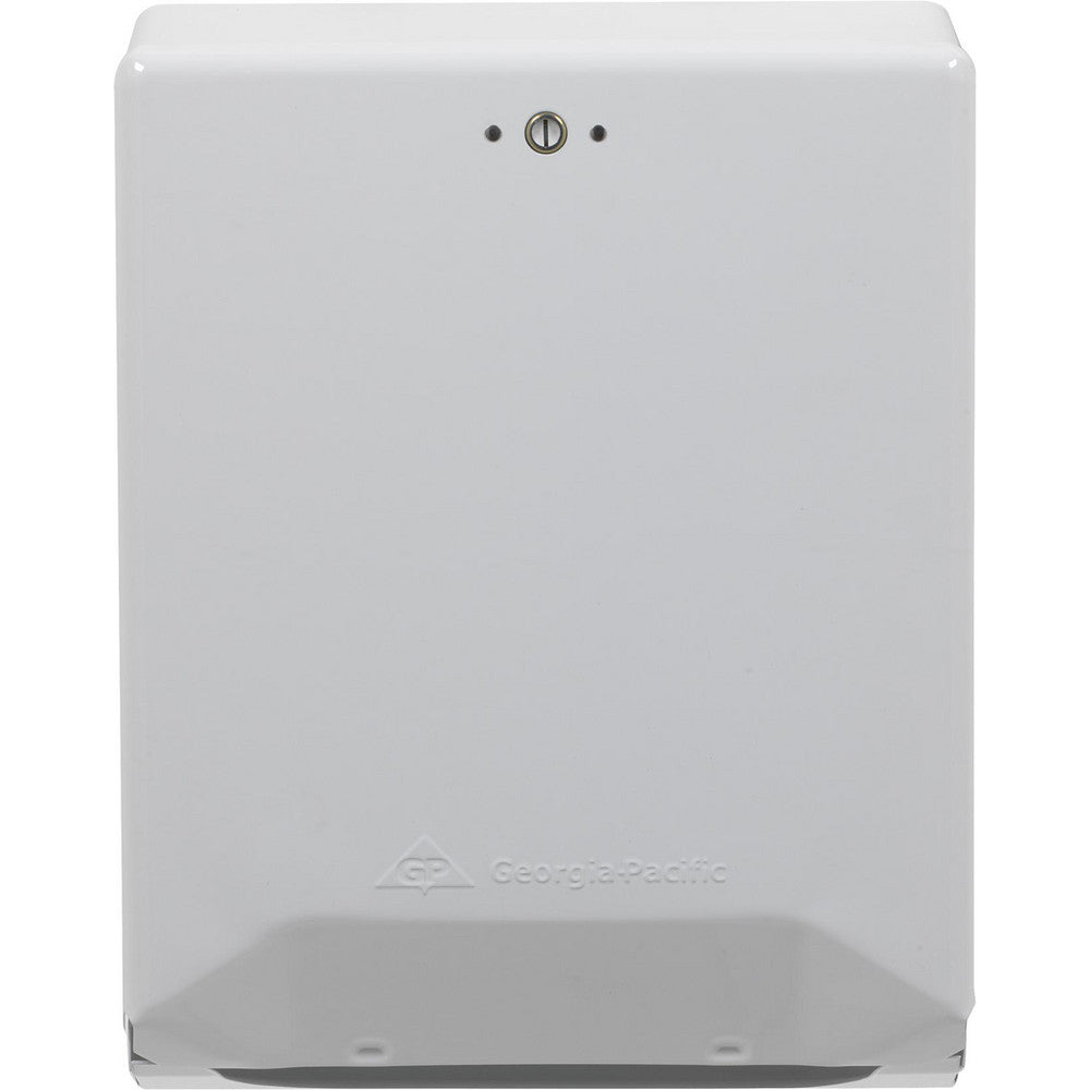 Georgia Pacific 56601 C-Fold/M-Fold Paper Towel Dispenser, White Metal