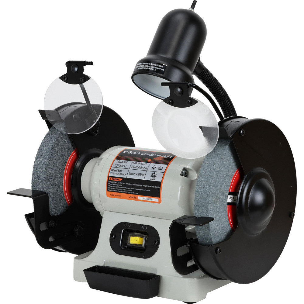 Enco TDS-200CL Bench Grinder 8" Wheel Dia, 5/8" Arbor Hole Dia
