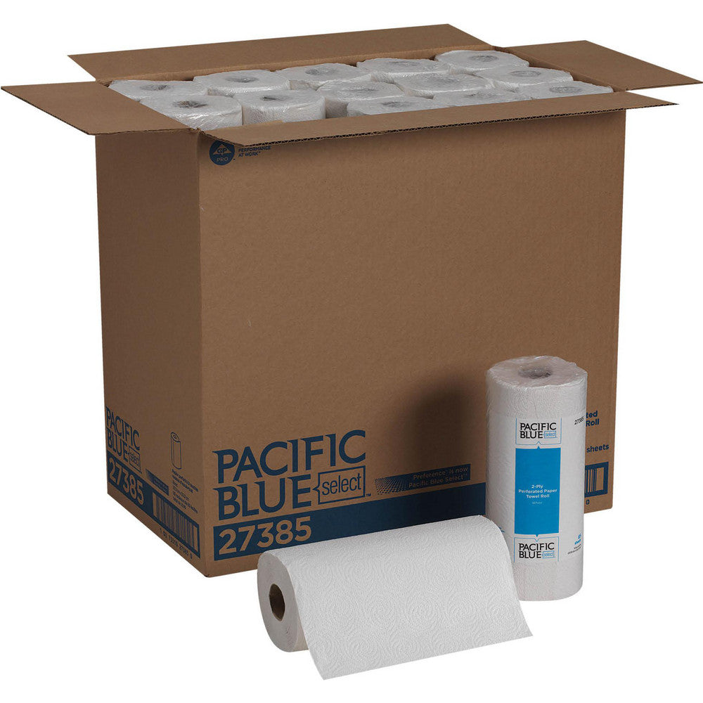 Georgia Pacific 27385 Pacific Blue Select 2-Ply Perforated Paper Towel Roll (Previously Preference), White