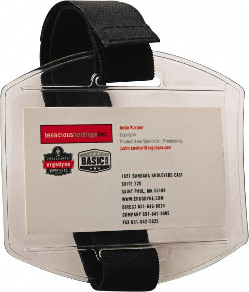 Ergodyne 19950 Arm Band Badge Holder Black