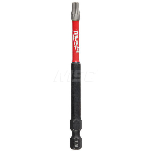 Milwaukee Tool 48-32-4596 Power Screwdriver Bit T25 Torx, 1/4" Hex Drive