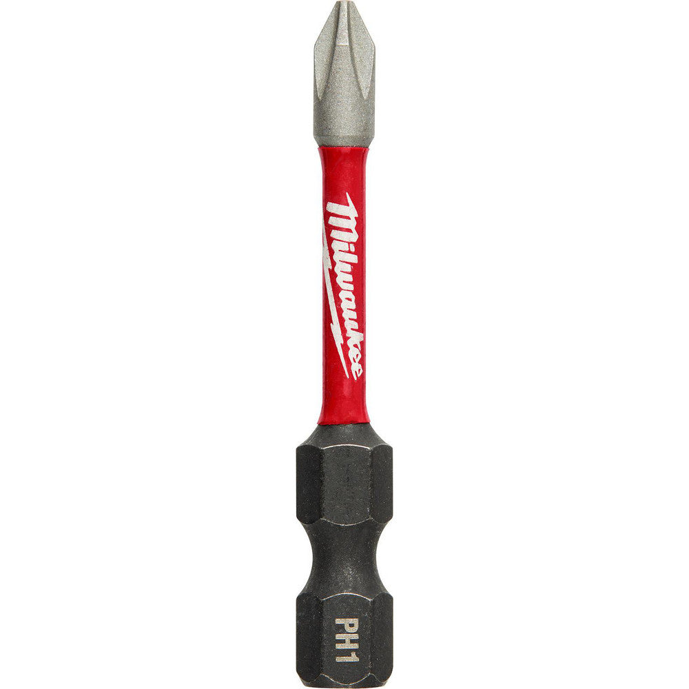 Milwaukee Tool 48-32-4760 Phillips Screwdriver Bits Point Size #1  Drive Size (Inch) 1/4  Overall Length (Inch) 2  Material Steel  Tool Type Phillips  