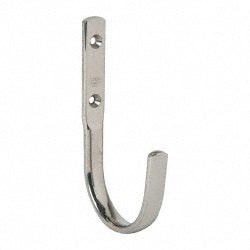 Sugatsune JF-70 Storage Hook 2-11/16" Projection, Stainless Steel