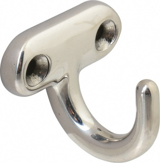 Sugatsune EP-25 Storage Hook Screw Mount, 1" Projection, Stainless Steel
