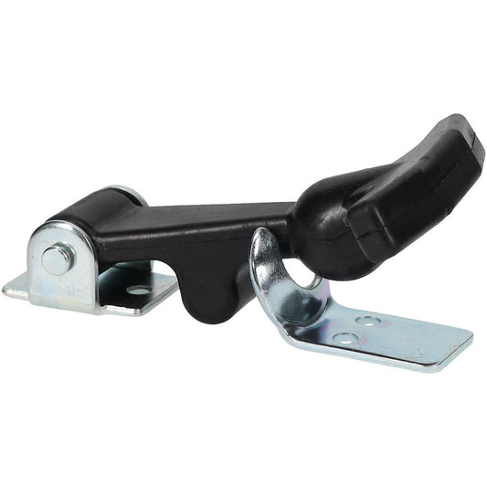 Value Collection F35MXXXXZNKT Hood Door Latch 2-13/32" OAW, 1-1/8" OAH, Rubber & Steel, Zinc-Plated