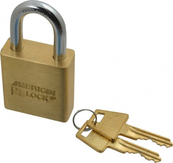 American Lock A5560KA-38525 Padlock Brass & Steel, Keyed Alike, 1-3/4" Wide