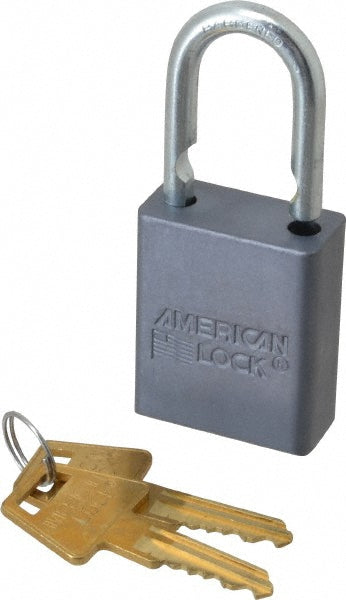 American Lock A30 Padlock Aluminum, Keyed Different, 1-1/2" Wide