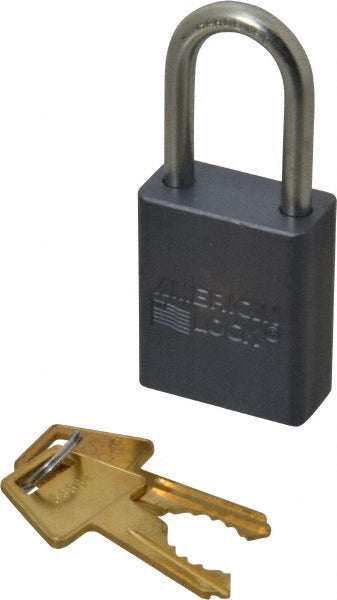 American Lock A31 Padlock Aluminum, Keyed Different, 1-1/2" Wide