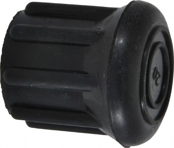 Value Collection IRCT-1-BKN 1" ID, Press Fit Rubber Crutch Tip
