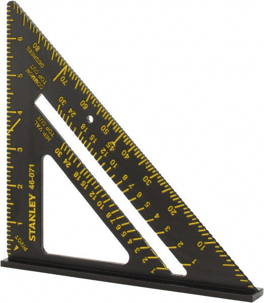 Stanley 46-071 6-7/8" Blade Length x 10-1/4" Base Length, Black Finish, Aluminum Layout Tool