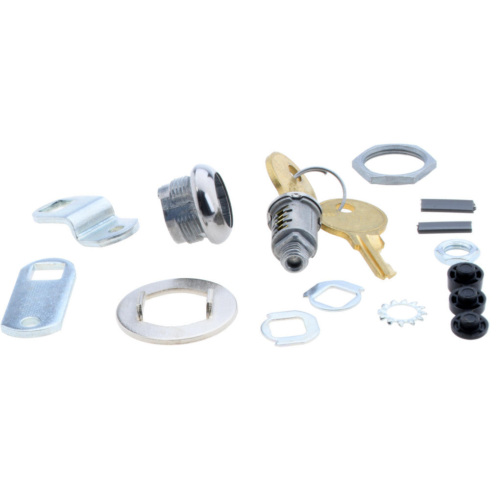 National Cabinet Lock MFW23038-217 KA 5/32" Max Thickness, Standard Cam Lock