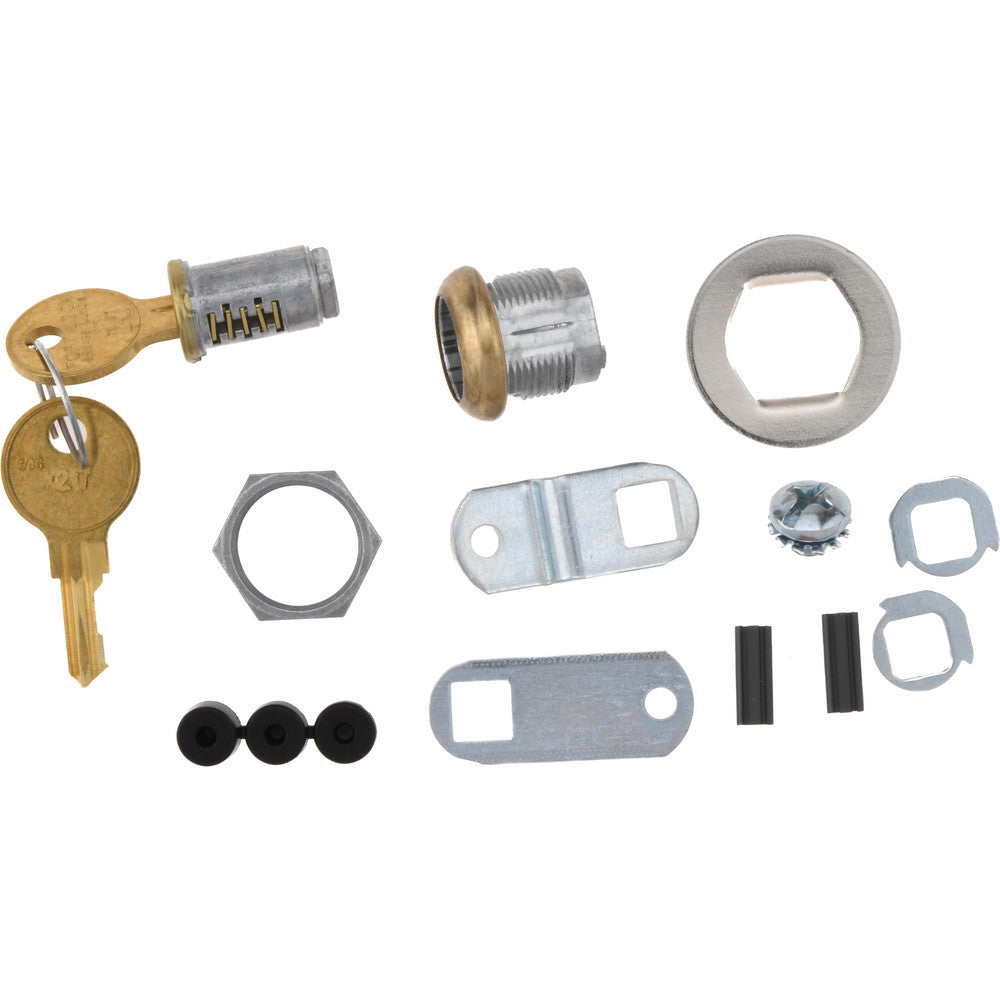 National Cabinet Lock MFW23058-217 KA 5/16" Max Thickness, Standard Cam Lock