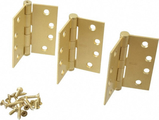 Best 711050552 Concealed Hinge Full Mortise, 4" OAW, 4" Door Leaf Height, 2" Door Leaf Width, 0.13" Thick