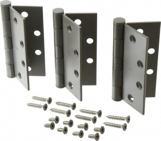 Best 711053870 Concealed Hinge Full Mortise, 4" OAW, 4.5" Door Leaf Height, 2" Door Leaf Width, 0.134" Thick