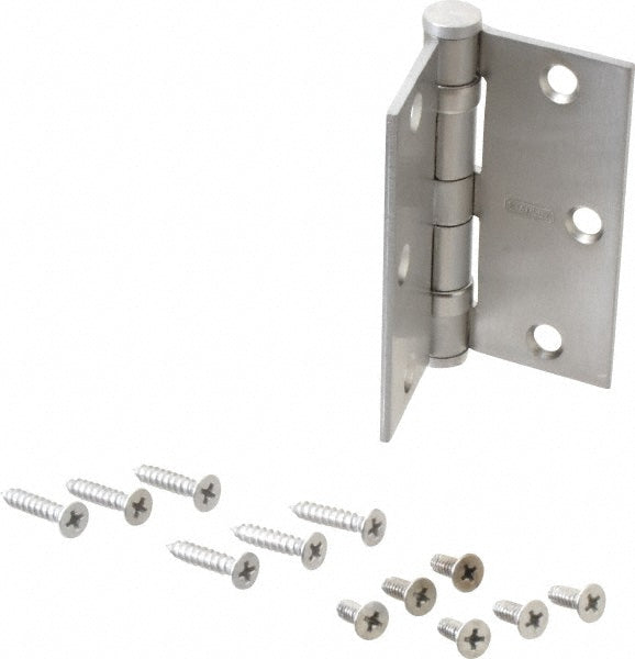 Best 711068096 Concealed Hinge Full Mortise, 3.5" Door Leaf Height, 0.123" Thick