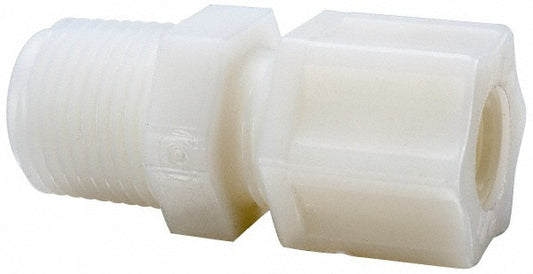 RYAN HERCO PRODUCTS CORP 0603.066 Compression Tube Connector 1/2 & 5/8-20" Thread, 1/2" Tube OD, Compression x Threaded