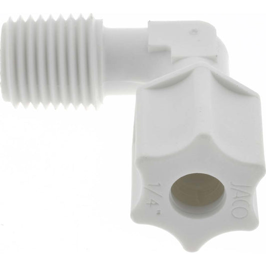 RYAN HERCO PRODUCTS CORP 0635.033 Compression Tube Male Elbow 1/4 & 7/16-20" Thread, 1/4" Tube OD, Compression x Threaded