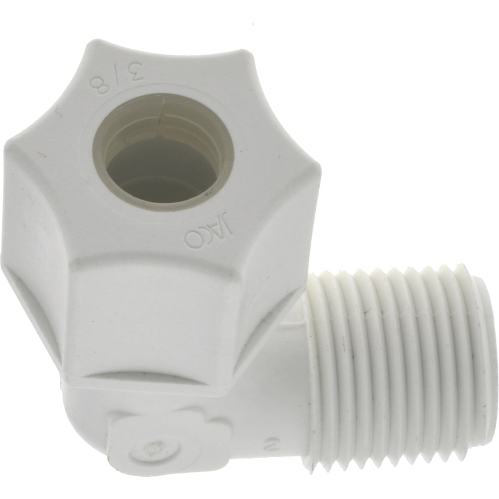RYAN HERCO PRODUCTS CORP 0635.055 Compression Tube Male Elbow 3/8 & 5/8-20" Thread, 3/8" Tube OD, Compression x Threaded