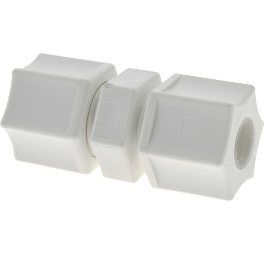 RYAN HERCO PRODUCTS CORP 0610.055 Compression Tube Union 7/16-20" Thread, 3/8" Tube OD, Compression x Compression