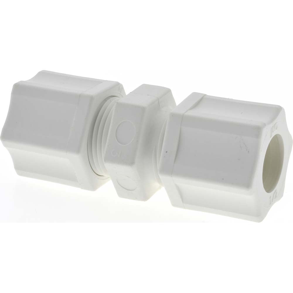 RYAN HERCO PRODUCTS CORP 0610.066 Compression Tube Union 1/2-20" Thread, 1/2" Tube OD, Compression x Compression