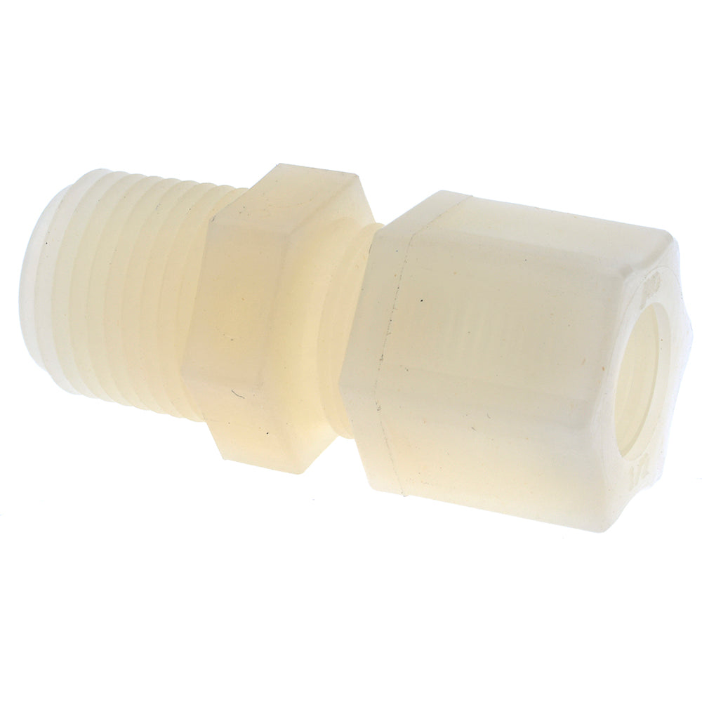 RYAN HERCO PRODUCTS CORP 0602.066 Compression Tube Connector 1/2 & 7/16-20" Thread, 1/2" Tube OD, Compression x Threaded