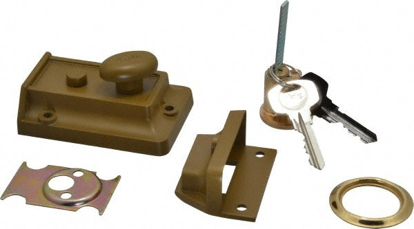 Assa Abloy Accentra 80 1-1/8 to 2-1/4" Door Thickness, US3/Bright Brass Finish, Latch Deadbolt