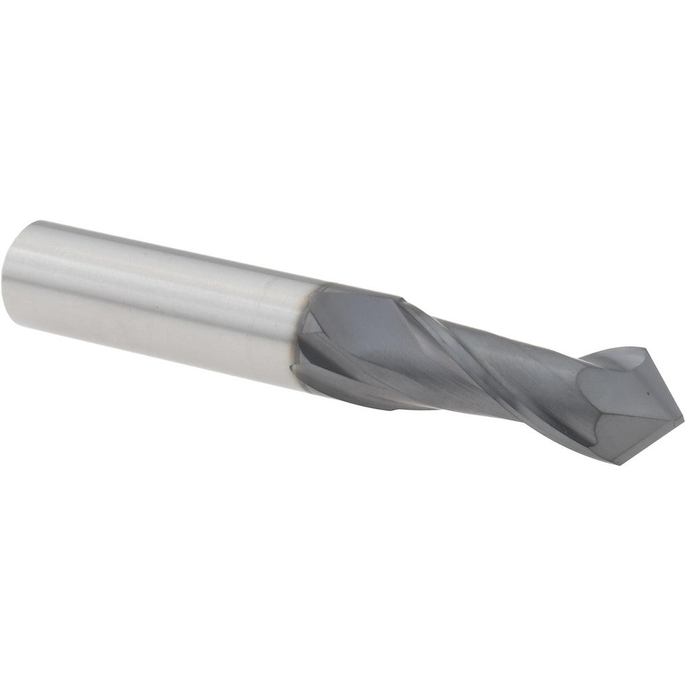 Melin Tool 56087 Drill Mill 3/8" Dia, 1" LOC, 2 Flutes, 90 &deg Point, Solid Carbide