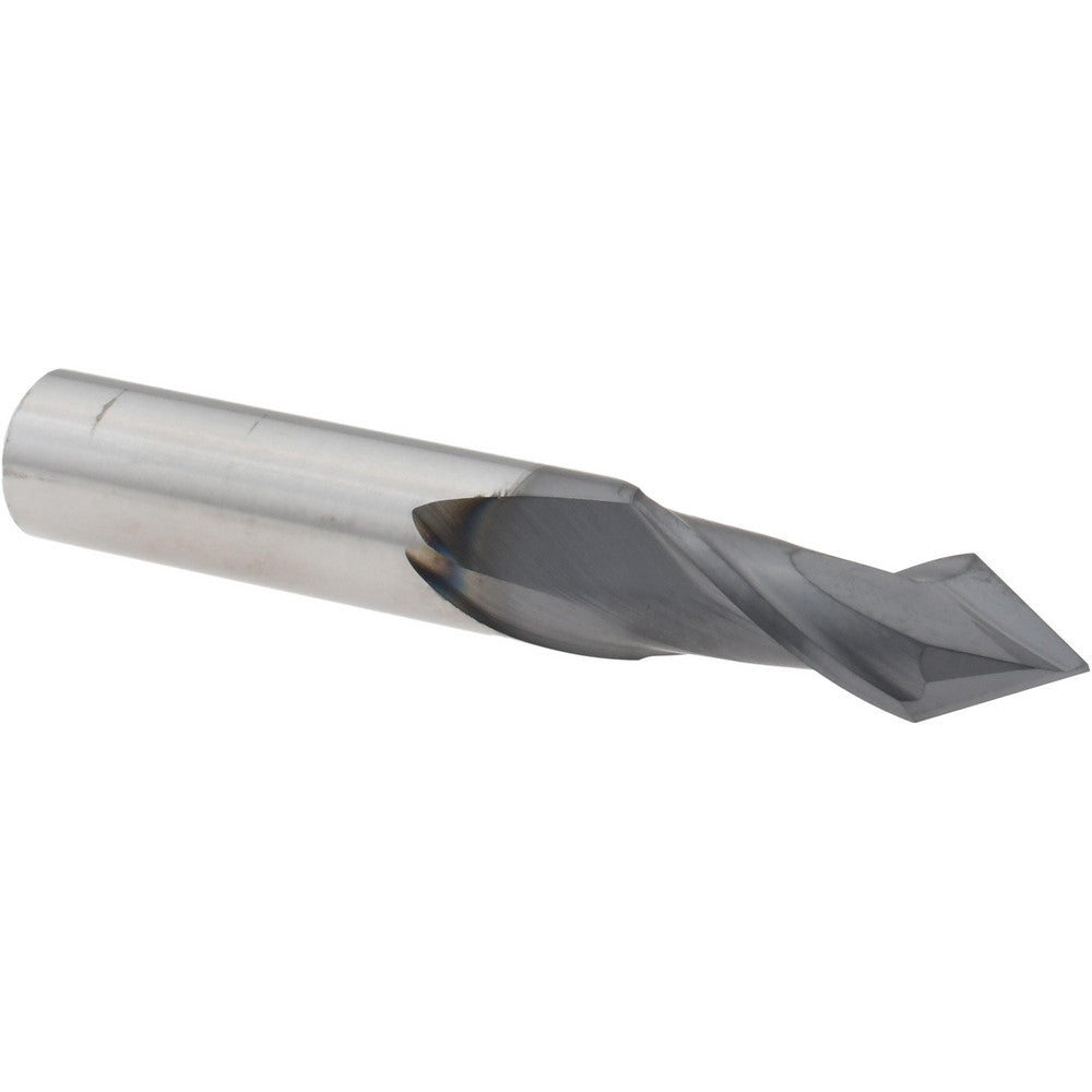 Melin Tool 51667 Drill Mill 3/8" Dia, 1" LOC, 2 Flutes, 60 &deg Point, Solid Carbide