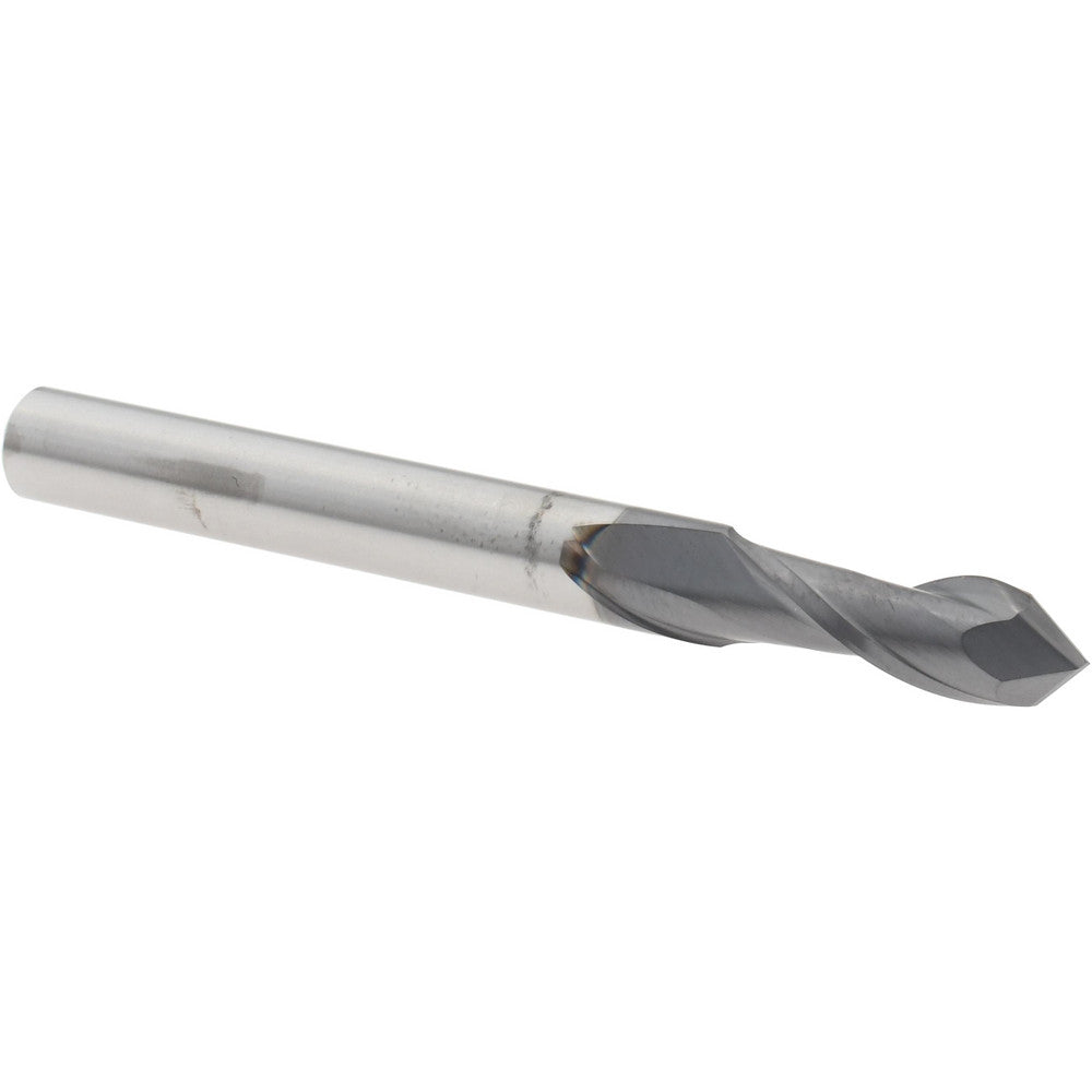 Melin Tool 56085 Drill Mill 1/4" Dia, 3/4" LOC, 2 Flutes, 90 &deg Point, Solid Carbide