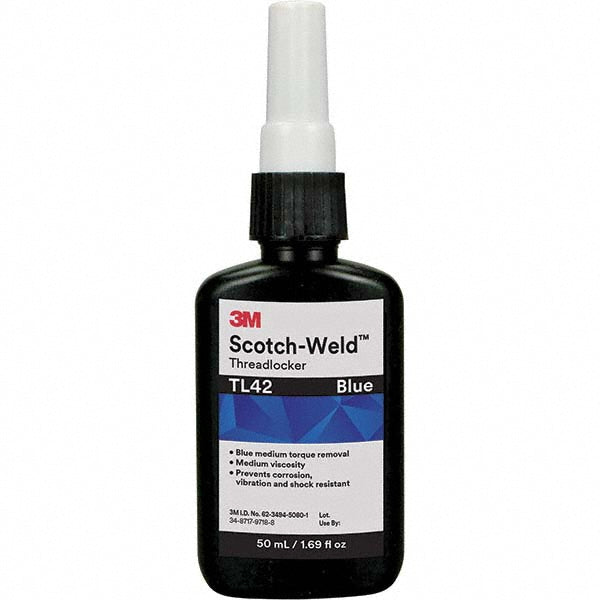 3M 7100039192 Threadlocker Blue, Liquid, 250 mL, Bottle