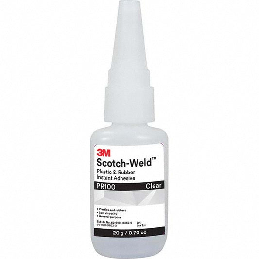 3M 7100039259 Adhesive Glue 0.7 oz Bottle, Clear