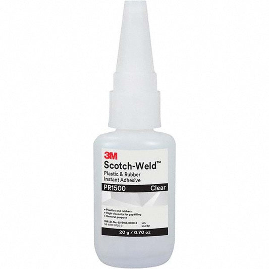 3M 7100039201 Adhesive Glue 0.7 oz Bottle, Clear