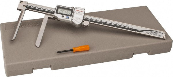 Mitutoyo 573-742-20 Electronic Caliper 200.00 mm, 8", 0.01 mm, 0.0005" Resolution, +/-0.05 mm, +/-0.0020" Accuracy, Data Output, Stainless Steel