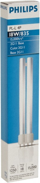 Philips 359323 Fluorescent Commercial & Industrial Lamp 18 Watts, PLL, 4-Pin Base