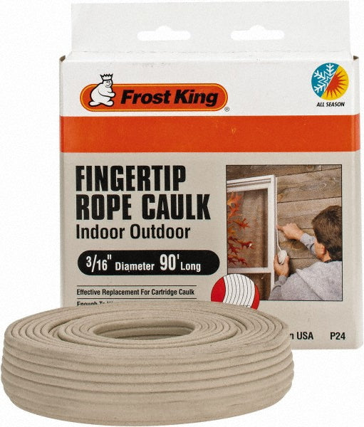 Frost King P24H 90' Long, Rope Caulk Weatherstripping