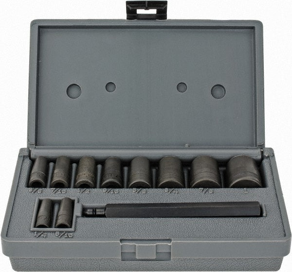 Lang 950 Hollow Punch Set 11 Pc, 0.25 to 1"