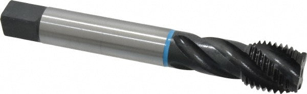 Emuge CU503210.5247 Spiral Flute Tap 1-1/8-8 UNS, 4 Flutes, Modified Bottoming, 3B Class of Fit, Cobalt, Oxide Coated