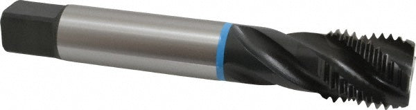 Emuge CU503210.5020 Spiral Flute Tap 1-1/4-7 UNC, 4 Flutes, Modified Bottoming, 3B Class of Fit, Cobalt, Oxide Coated