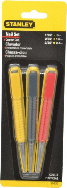 Stanley 58-930 Stanley Nail Punch Set 3 Pc
