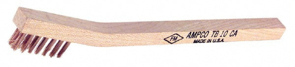 Ampco TB-10 Scratch Brush, 3 Rows, 7 Columns, Bronze
