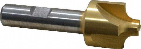 Keo 932-000-076 Corner Rounding End Mill 1/4" Radius, 1" Dia, 4 Flutes, High Speed Steel