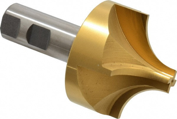 Keo 932-000-128 Corner Rounding End Mill 1" Radius, 2-3/4" Dia, 4 Flutes, High Speed Steel
