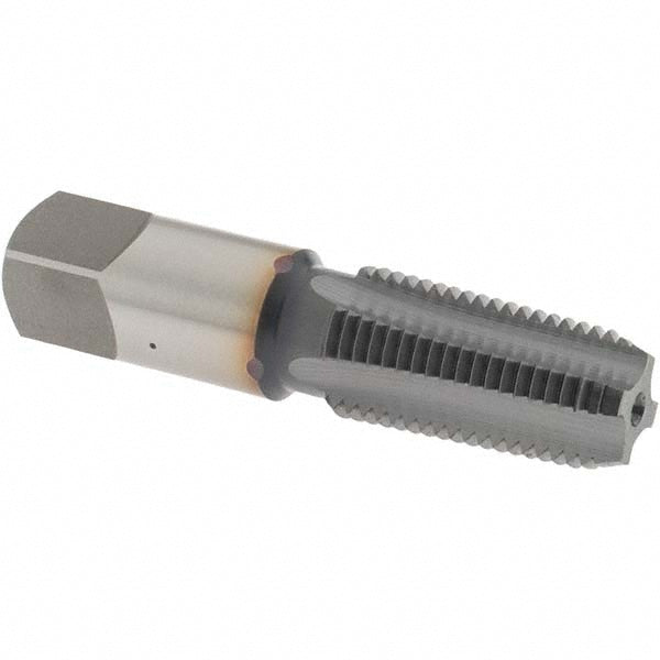 OSG 1310308 Standard Pipe Tap 1/4-18, NPT, Modified Bottoming, 4 Flutes, High Speed Steel, TiCN Finish