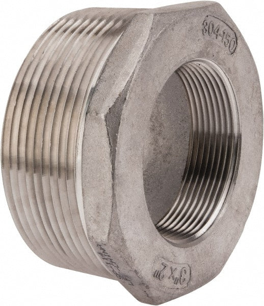 Merit Brass K414-4832 Pipe Bushing 3 x 2", 304 Stainless Steel