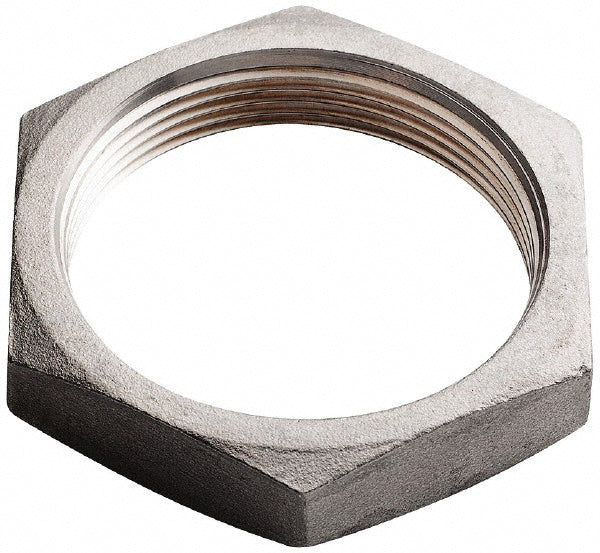 Merit Brass K419-04 Pipe Lock Nut 1/4", 304 Stainless Steel