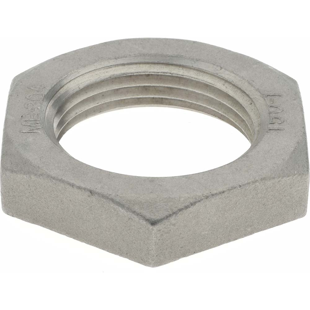 Merit Brass K419-16 Pipe Lock Nut 1", 304 Stainless Steel