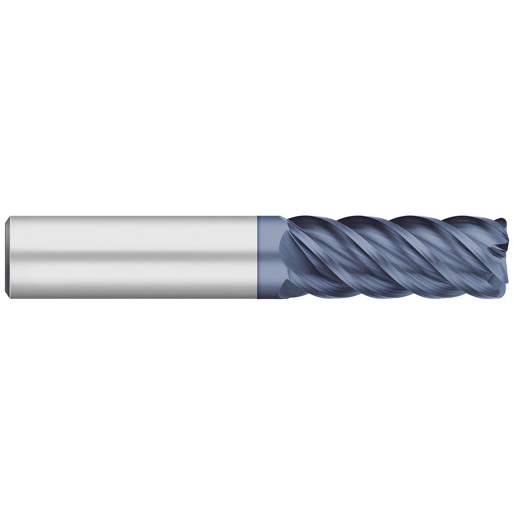 Titan USA TC61732 Corner Radius End Mill 1/2" Dia, 0.5000" Dia, 0.6250" LOC, 0.0400" Radius, 5 Flute, Solid Carbide