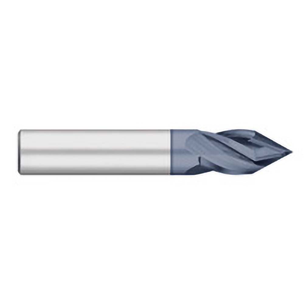 Titan USA TC34906 Drill Mill 3/32" Dia, 3/8" LOC, 4 Flutes, 60 &deg Point, Solid Carbide