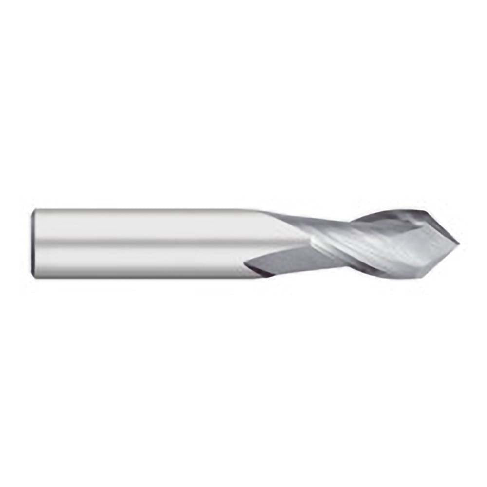 Titan USA TC32032 Drill Mill 1/2" Dia, 1" LOC, 2 Flutes, 90 &deg Point, Solid Carbide